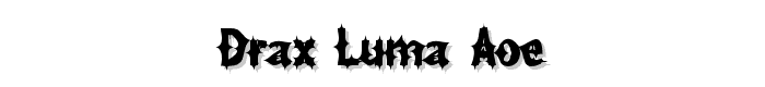 Drax Luma AOE font